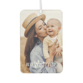 Désodorisant Pour Voiture Photo de la meilleure maman qui soit (Devant)