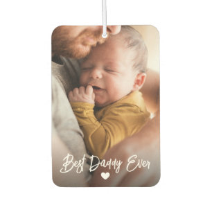 Désodorisant Pour Voiture Photo de Meilleur Papa Adorable