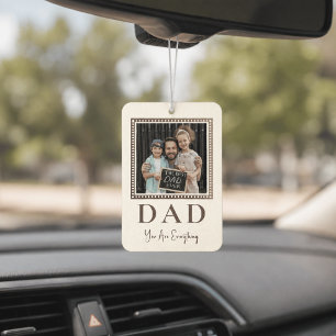 Désodorisant Pour Voiture Photo de papa personnalisé moderne