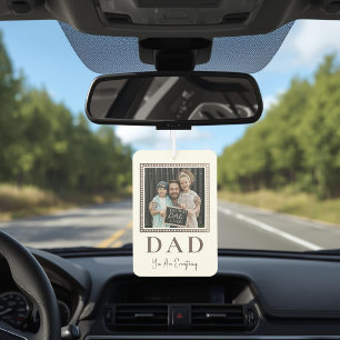 Désodorisant Pour Voiture Photo de papa personnalisé moderne