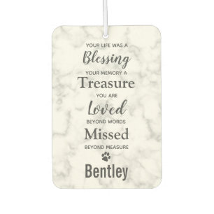 Désodorisant Pour Voiture Photo moderne Dog Pet Memorial Photo