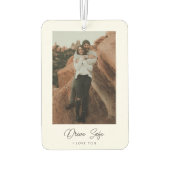 Désodorisant Pour Voiture Photo personnalisée (Dos)