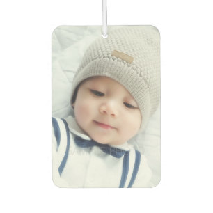 Désodorisant Pour Voiture Photo personnalisée avec monogramme et nom