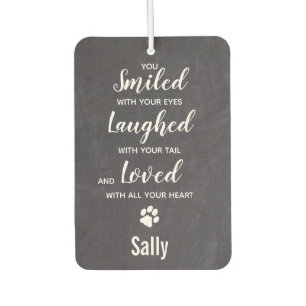 Désodorisant Pour Voiture Photo personnalisée Pet Dog Memorial Photo