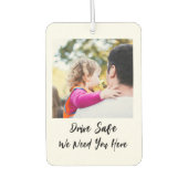 Désodorisant Pour Voiture photo personnalisée pour Man Personnaliser père an (Devant)