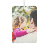 Désodorisant Pour Voiture photo personnalisée pour Man Personnaliser père an (Dos)