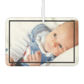 Désodorisant Pour Voiture Photo Personnalisée Unique Avec Cadre (Devant)