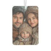 Désodorisant Pour Voiture Photo personnelle Customisée (Dos)