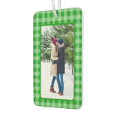 Désodorisant Pour Voiture Photo sur carreau de gingham vert (Gauche)