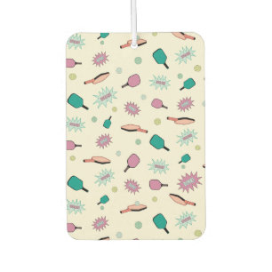Désodorisant Pour Voiture Pickleball ! Motif coloré amusant