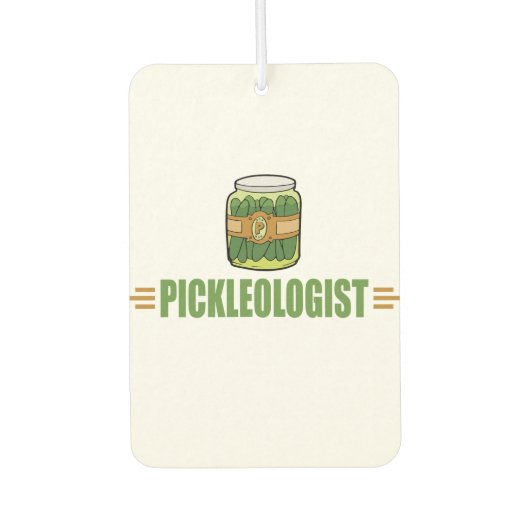 Désodorisant Pour Voiture PICKLEOLOGISTE FunNY PiCKLE LoVERS (Devant)