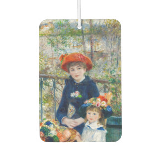 Désodorisant Pour Voiture Pierre-Auguste Renoir - Deux soeurs sur la terrass