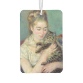 Désodorisant Pour Voiture Pierre-Auguste Renoir - Femme avec chat (Dos)