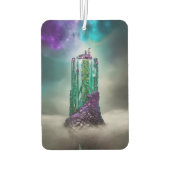 Désodorisant Pour Voiture Pierre et verre cosmique \|/ Art IA Universe (Dos)