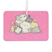 Désodorisant Pour Voiture Pile de chatons (Dos)