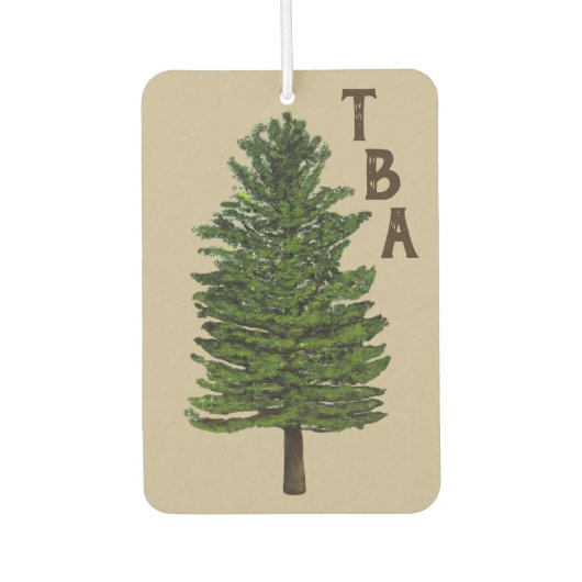 Désodorisant Pour Voiture Pine Tree Air Freshener (Devant)