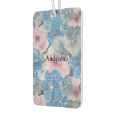 Désodorisant Pour Voiture Pink Blue Flowers Sparkle (Gauche)
