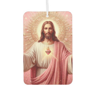 Désodorisant Pour Voiture Pink Jesus Air Freshener !