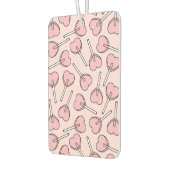 Désodorisant Pour Voiture Pink Lollipops, Heart Lollipops, Lollipop Pattern (Gauche)