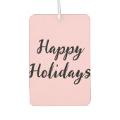 Désodorisant Pour Voiture Pink pastel joyaux vacances Noël stylet simple (Devant)