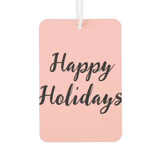 Désodorisant Pour Voiture Pink pastel joyaux vacances Noël stylet simple (Dos)