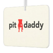 Désodorisant Pour Voiture Pit Daddy Articles Cadeaux Pour Propriétaires Pitb (Gauche)