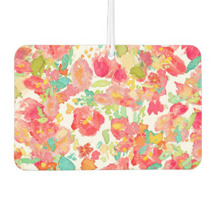 Désodorisant Pour Voiture PixDezines le jardin de sophie/aquarelle florale
