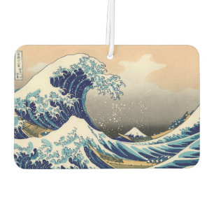 Désodorisant Pour Voiture PixDezines Vintage, Grande vague, Hokusai