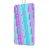 Désodorisant Pour Voiture pixels bleus et violets (Gauche)