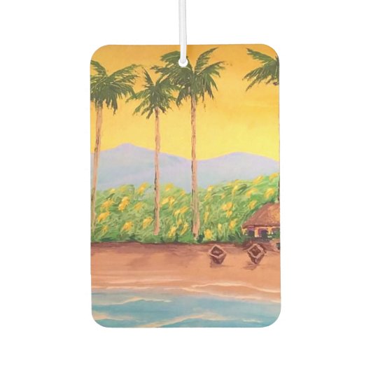 Désodorisant Pour Voiture Plage (Devant)