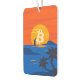 Désodorisant Pour Voiture Plage Bitcoin (Gauche)