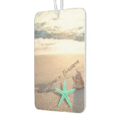 Désodorisant Pour Voiture Plage tropicale, Coucher de soleil, Coquillages (Gauche)