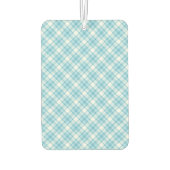 Désodorisant Pour Voiture Plaid bleu (Dos)