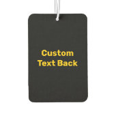 Désodorisant Pour Voiture Plateforme de construction (Dos)