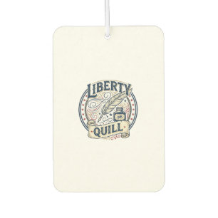Désodorisant Pour Voiture Plume Patriotique de Liberté Encre de Plume Vintag