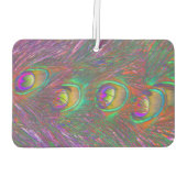 Désodorisant Pour Voiture Plumes Peacock Tinsel de Noël (Dos)