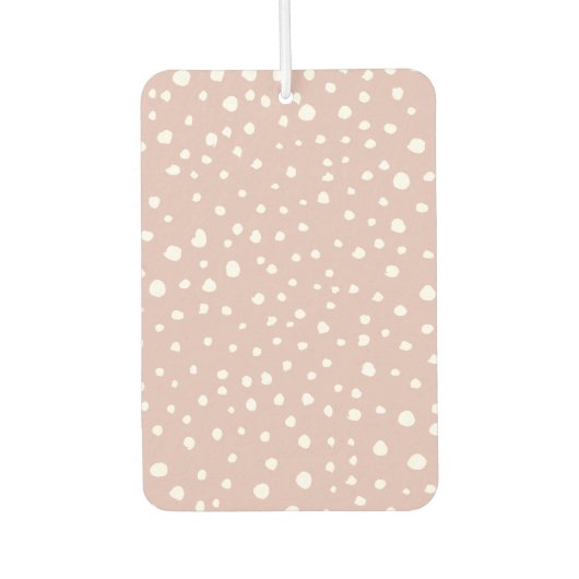 Désodorisant Pour Voiture Points Dalmatiens Rose, Points Dalmatiens, Impress (Devant)