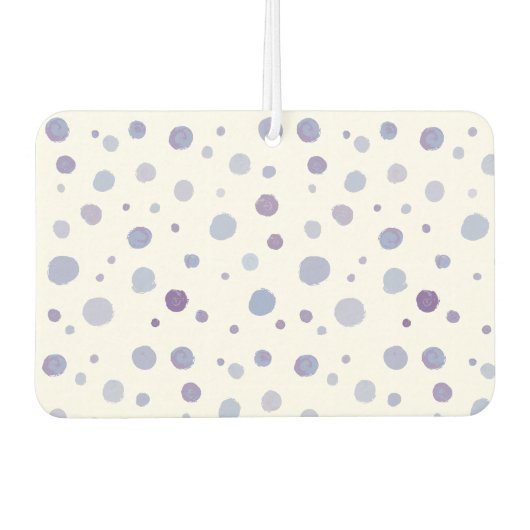 Désodorisant Pour Voiture pois peints à la main (Devant)