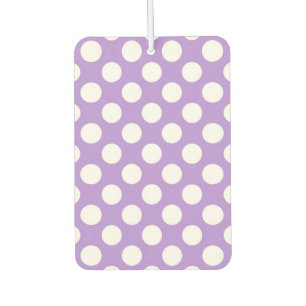 Désodorisant Pour Voiture Pois violets, Motif à points Polka, points, pointi