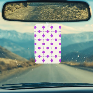 Désodorisant Pour Voiture Pois violets, Motif à points Polka, points, pointi