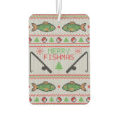 Désodorisant Pour Voiture Poisson laide de Noël (Dos)