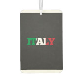 Désodorisant Pour Voiture Police du drapeau italien (Dos)