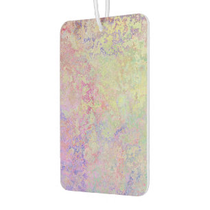 Désodorisant Pour Voiture Pop de Pastel Colorful Encre d'alcool Abstraite