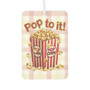 Désodorisant Pour Voiture Poppin' avec Style - "Pop to it!"