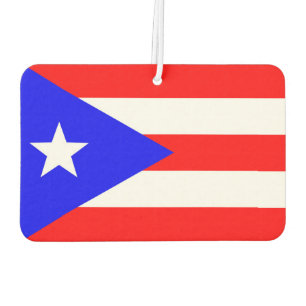 Désodorisant Pour Voiture Portoricain Drapeau Freshener