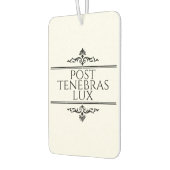 Désodorisant Pour Voiture Post Tenebras Lux (Gauche)