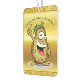 Désodorisant Pour Voiture Potates de caractère avec poils verts (Gauche)