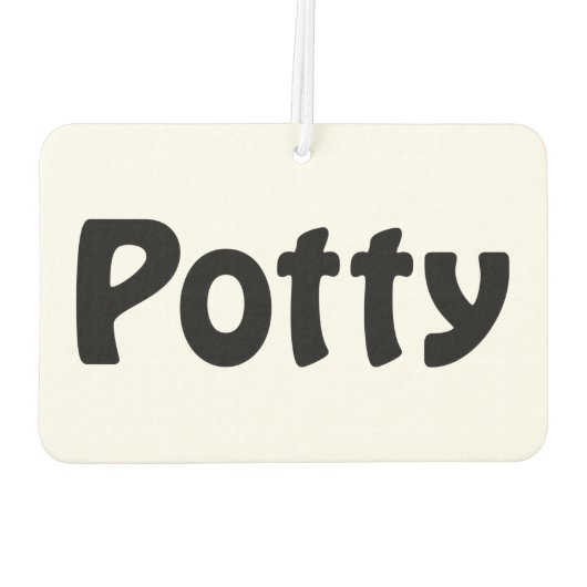 Désodorisant Pour Voiture Potty (Dos)