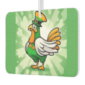 Désodorisant Pour Voiture Poulet casquette vert (Gauche)