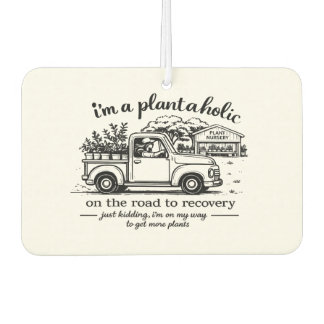 Désodorisant pour voiture pour accro aux plantes |